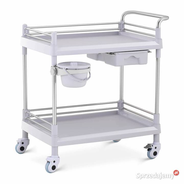 Wózek laboratoryjny 2 półki 65 x 46 szuflada Pozostałe Częstochowa