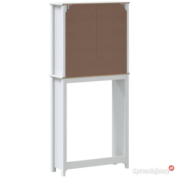 Szafka pralkę BERG biała 76x27x1645 lite drewno Warszawa