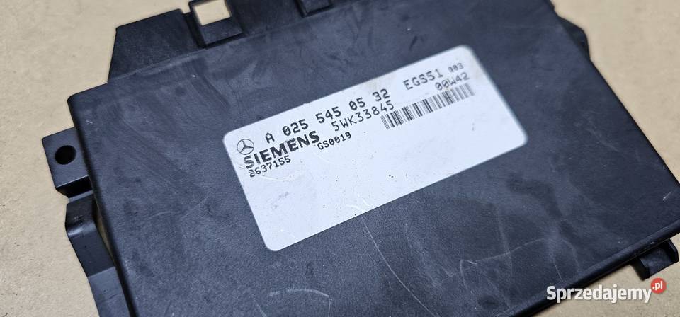 Sterownik skrzyni mercedes w210 27 cdi Zbąszyń