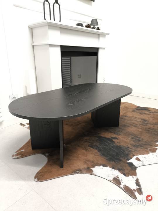 Stolik kawowy czarne drzewo Lipa