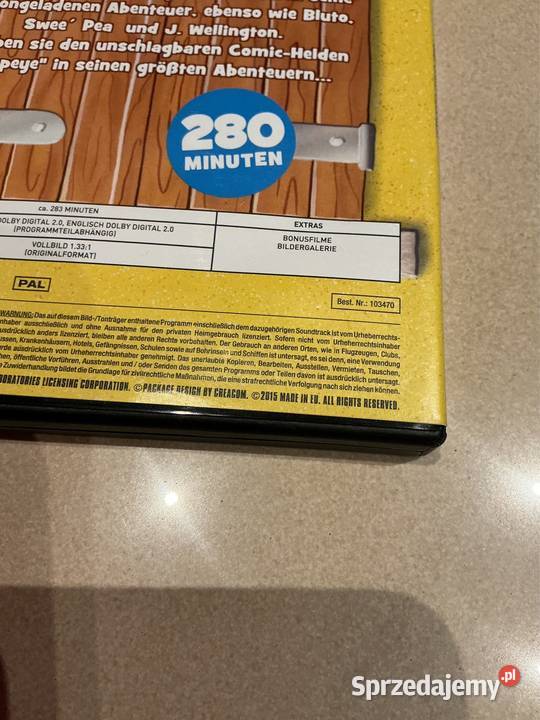 PopeyPapaj i Jego Przyjaciele DVD Nowa Sól