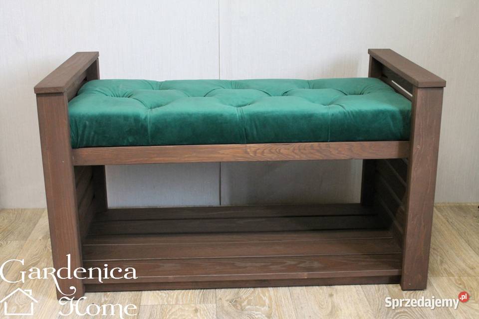 Ławka ławeczka siedzisko pikowane półka na buty 45cm Skierniewice