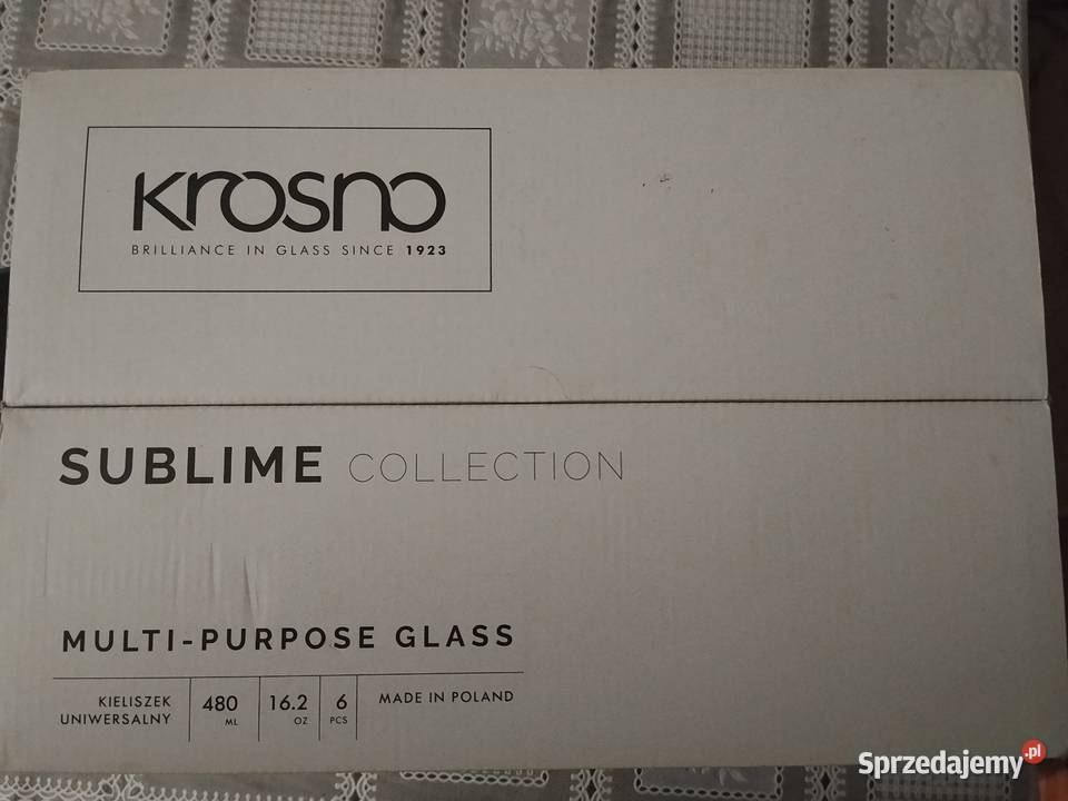 Kieliszki uniwersalne KROSNO Łódź