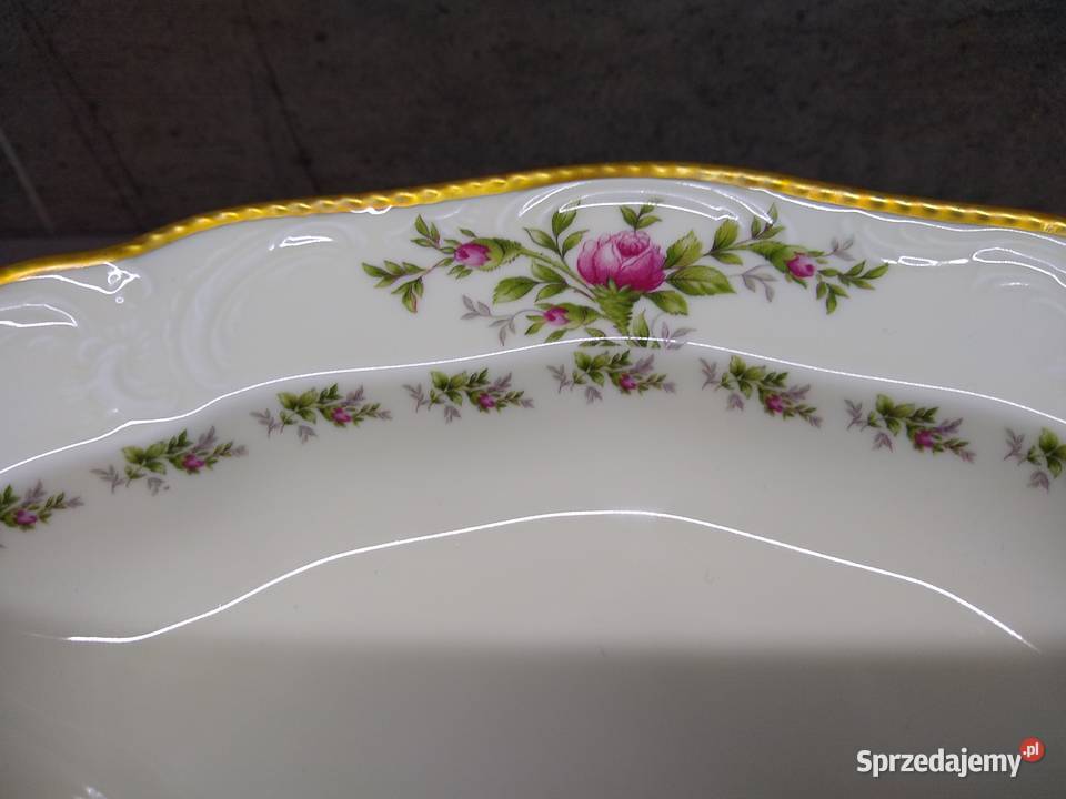 Półmisek śledziówka Rosenthal Sanssouci Moosrose wielkopolskie Kalisz