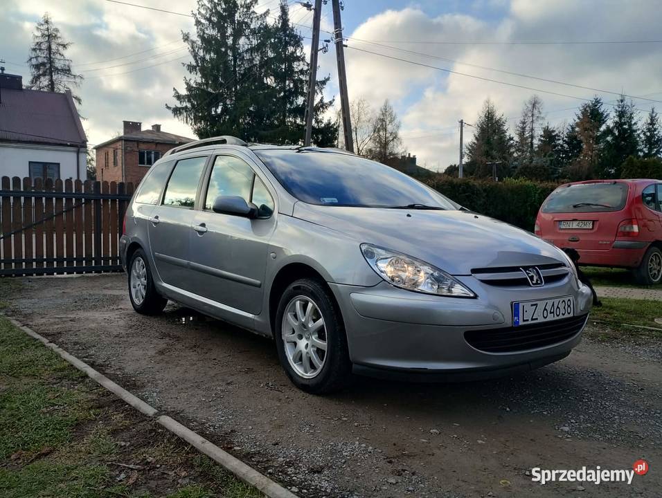 Peugeot 307 kombi automat 20 bezyna gaz 7 osob Nisko