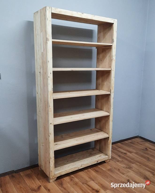 Stary Regał w Rustykalnym Stylu AntykiMarki mazowieckie