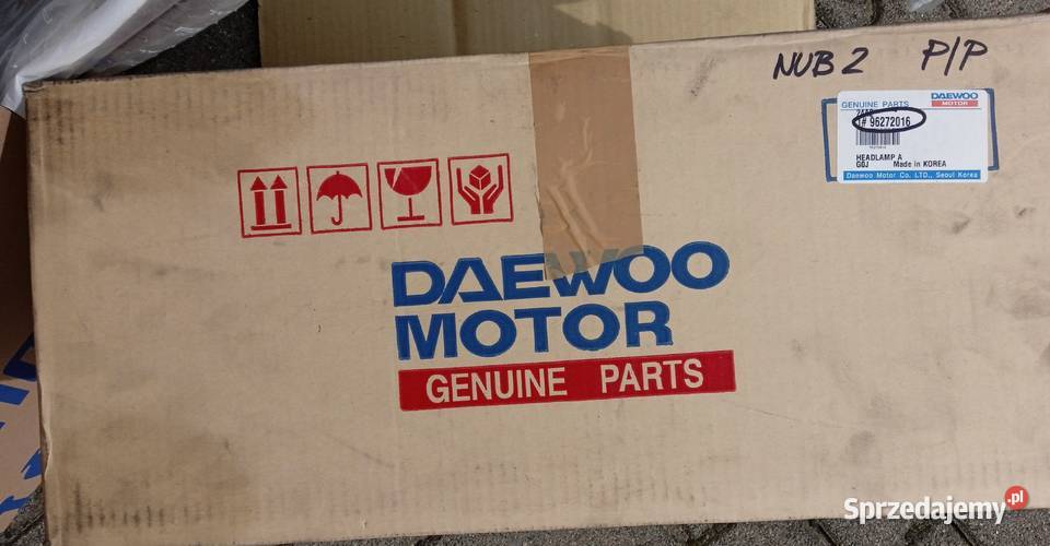 Reflektor prawy Daewoo Nubira II 96272016 Łódź