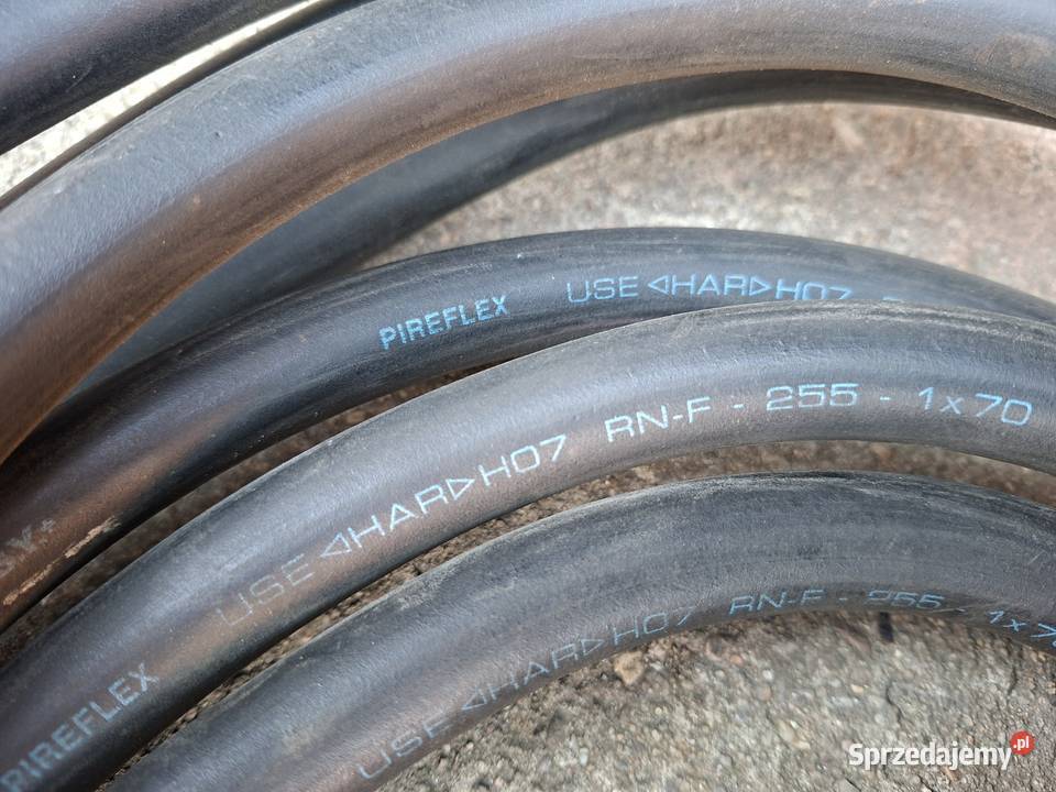 Przewody kable rozruchowe miedź 10m 70mm2 TIR Kamocin