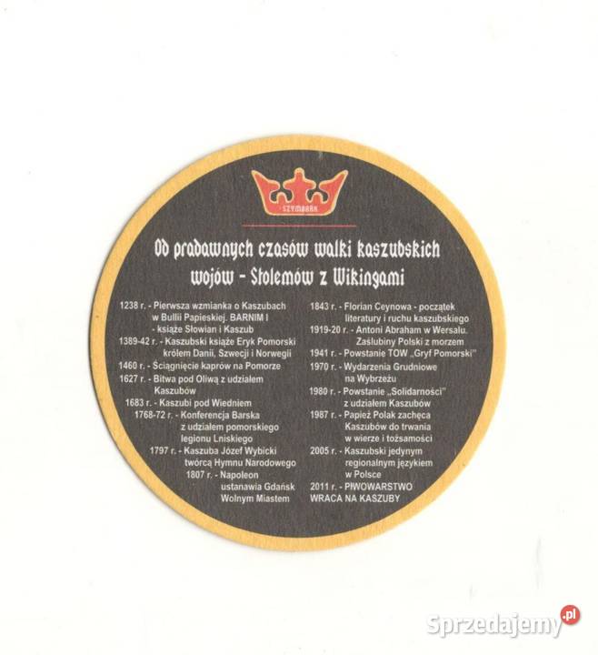 Szymbark podstawka do piwa 1 śląskie