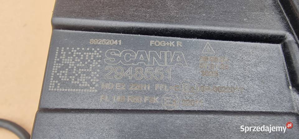 SCANIA NEXT GEN NGS HALOGEN LED ORYGINAŁ 2948551 sprzedam