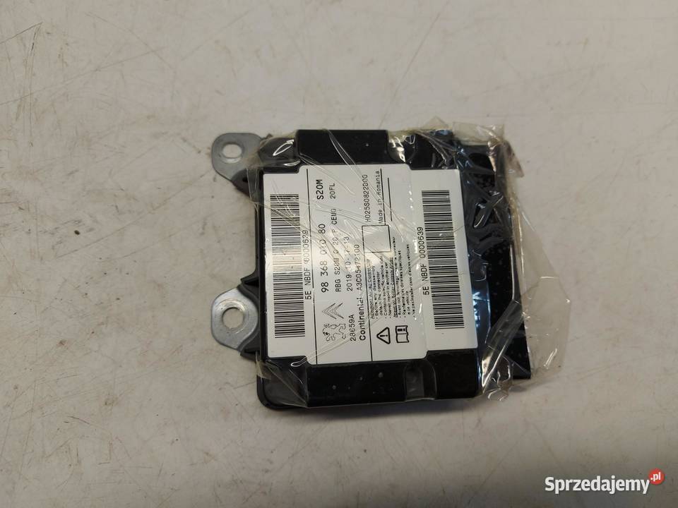 PEUGEOT 508 II Moduł sterownik poduszek osobowe Komputery