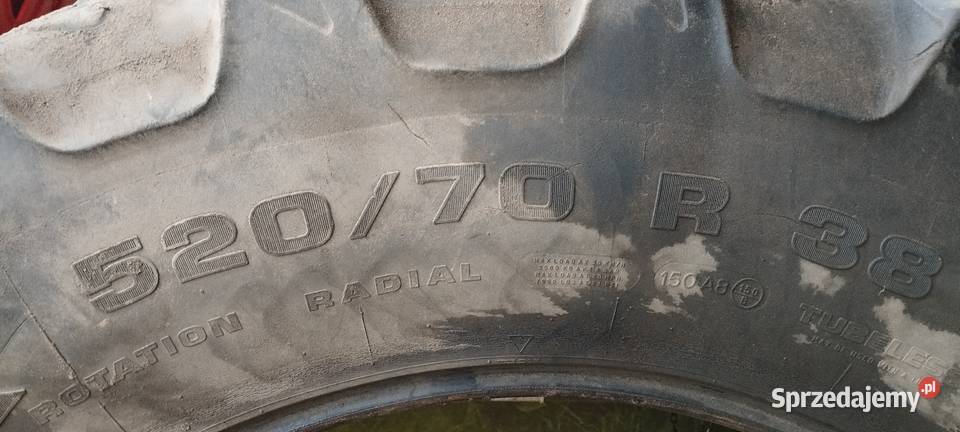 Sprzedam opony 52070 R38 2 Mąkoszyn sprzedam