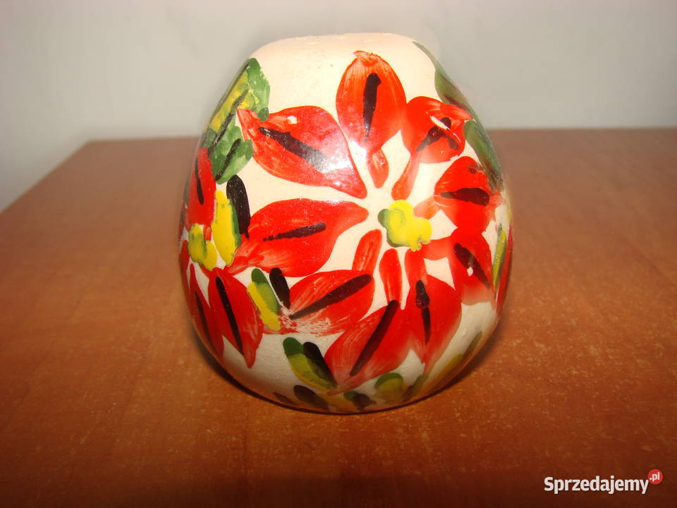 stara ceramiczna solniczka sygnowana Pruszcz Gdański