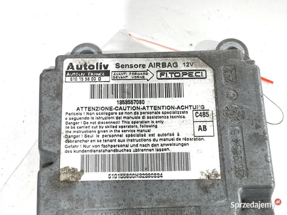 SENSOR AIRBAG CITROEN NEMO 1853557080 CZUJNIK osobowe