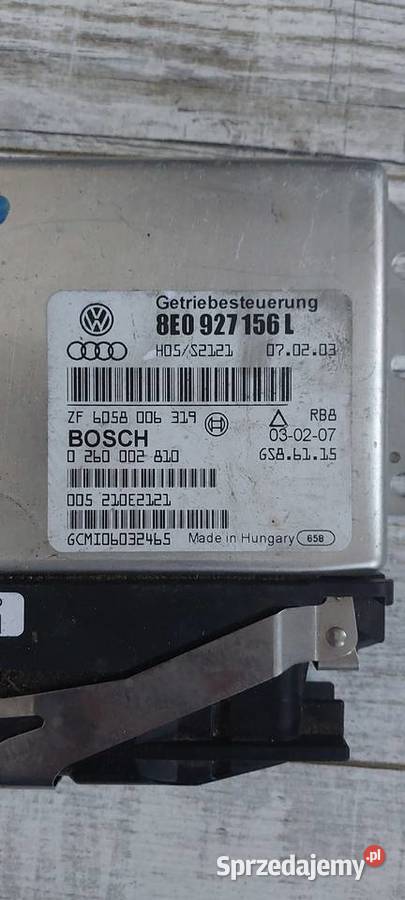 Komputer sterownik skrzyni biegów AUDI A4 B6 25 osobowe