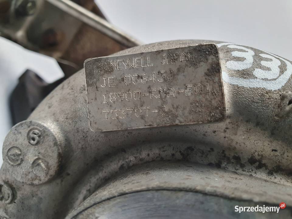 TURBOSPRĘŻARKA Honda CRV CRV II 22 CTDI turbo Turbosprężarki Chełm