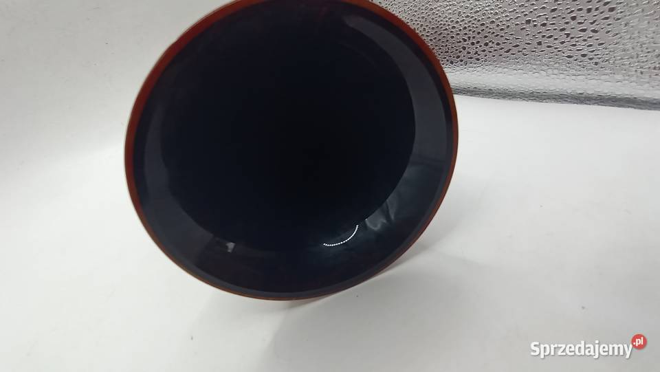 Wazon duży czarne szkło Ebony Zamość sprzedam