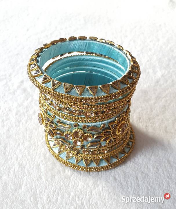 Indyjskie orientalne bransoletki bangle turkus Bransoletki zachodniopomorskie Szczecin