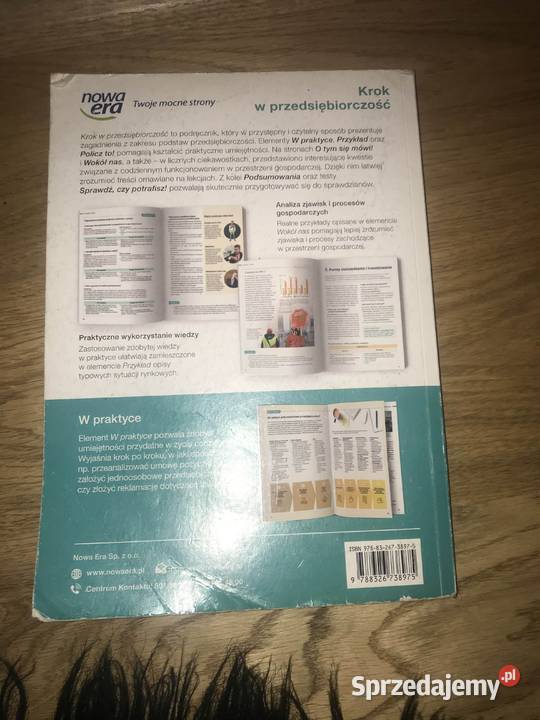 Krok w przedsiębiorczość Nowa Era tradycyjny podręcznik małopolskie Kraków