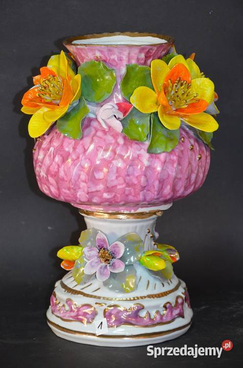 Porcelana Roceram Wazon waza Camelia do kolekcji Porcelana i szkło
