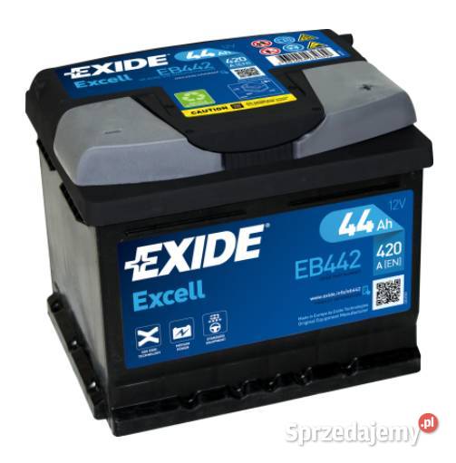 Akumulator 44Ah 420A Exide Excell EB442 EN Prawy Akumulatory Kościerzyna