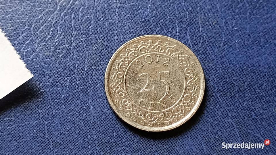 Stare monety 25 cent 2012 Surinam Lesko