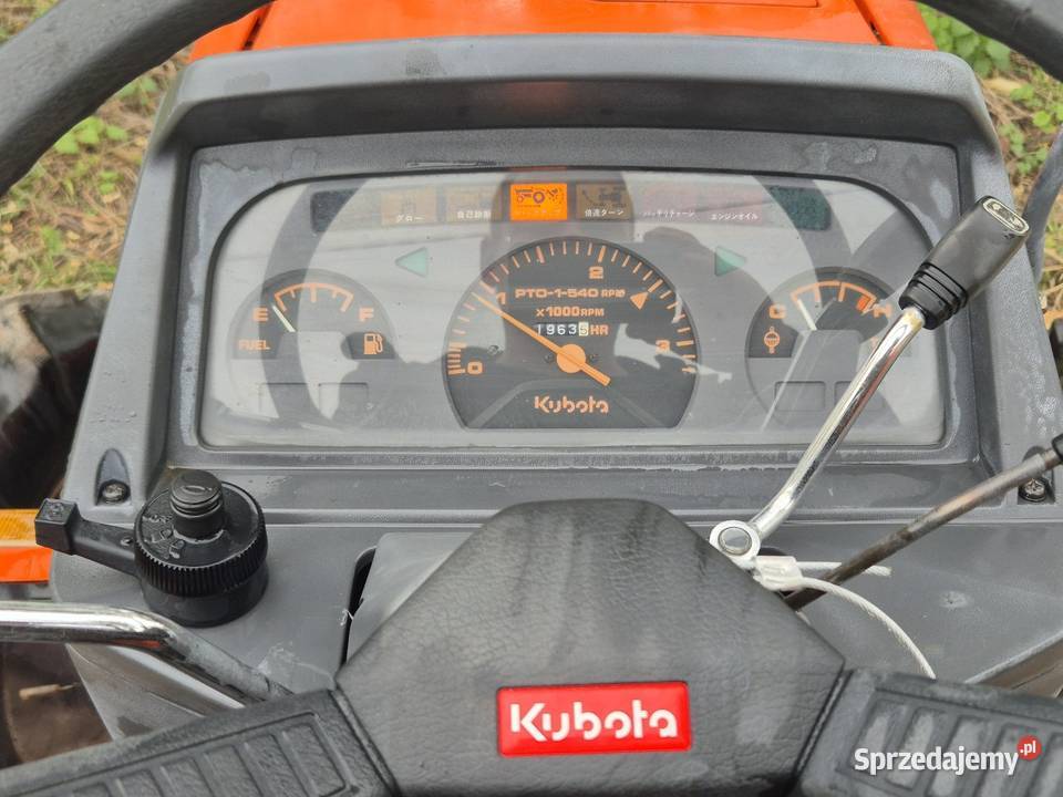 Traktorek traktor KUBOTA GL27D 27 44 Wspomaganie Rewers mechaniczny