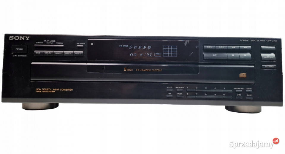 SONY odtwarzacz CD player CDP C 365 CDPC365 wielkopolskie Międzychód