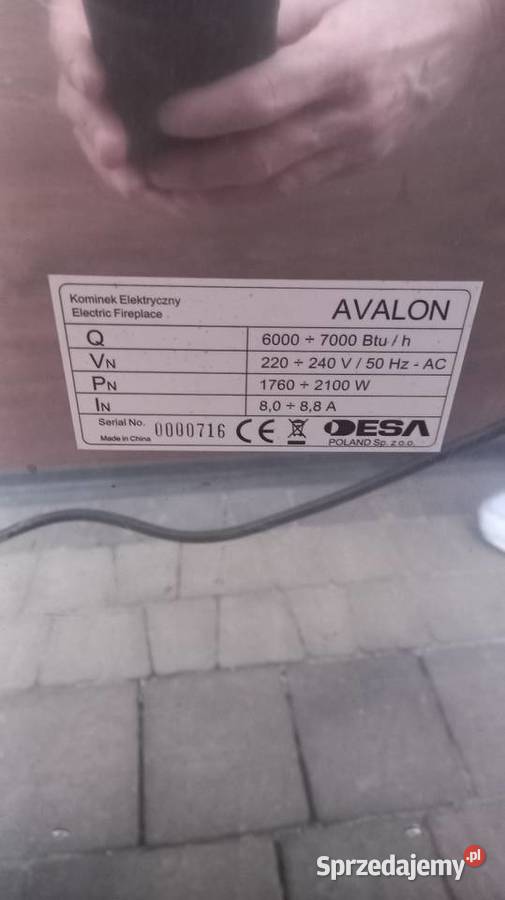 Kominek elektryczny Avalon Kórnik