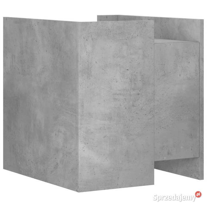 Szafka nocna szary beton 45x50x50 materiał Warszawa