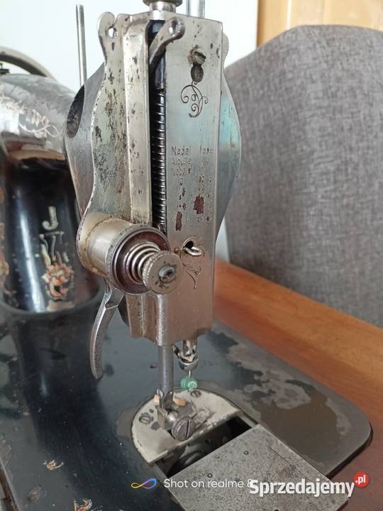 Stara maszyna do szycia kayser nogi stół Skarżysko-Kamienna