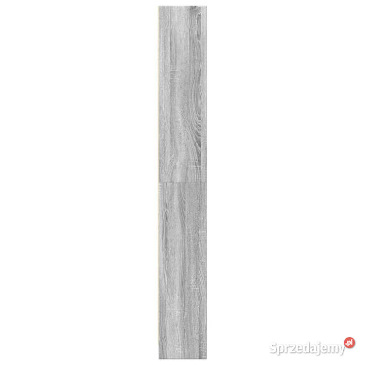 Regał szary dąb sonoma 80x24x176 materiał