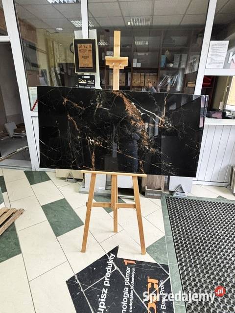 Gres płytka 60x120 czarny poler black gold Zakopane