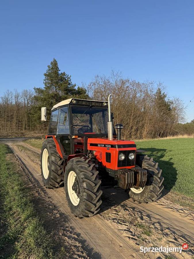 Zetor 7245 4x4 z Francji wielkopolskie Książ Wielkopolski