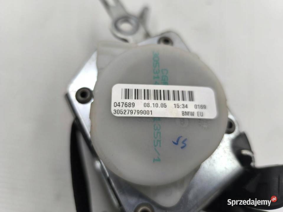PAS BEZPIECZEŃSTWA LEWY TYŁ BMW E90 20B sprzedam