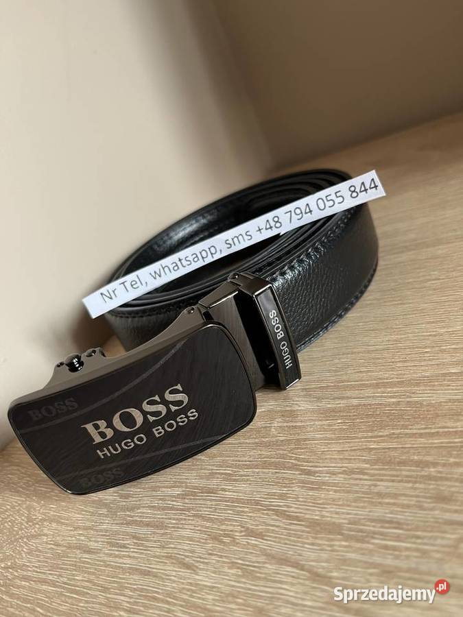 Skórzany Pasek Męski Armani Tommy Hilfgier Hugo Wrocław