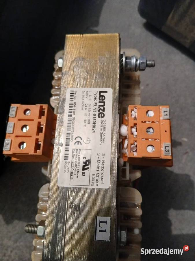 Dławik sieciowy trójfazowy Lenze ELN30150H024 Produkcja Cedrowice