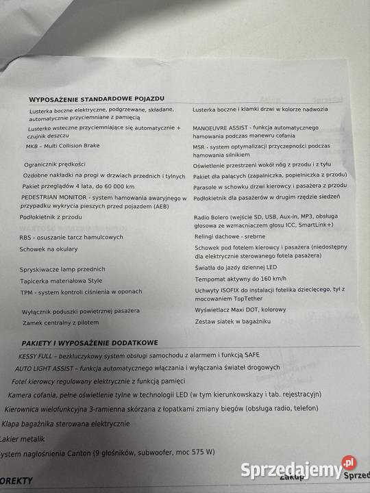 Skoda Kodiaq 14 Tsi2017 automat 7 osobowy gniazdo USB Kędzierzyn-Koźle