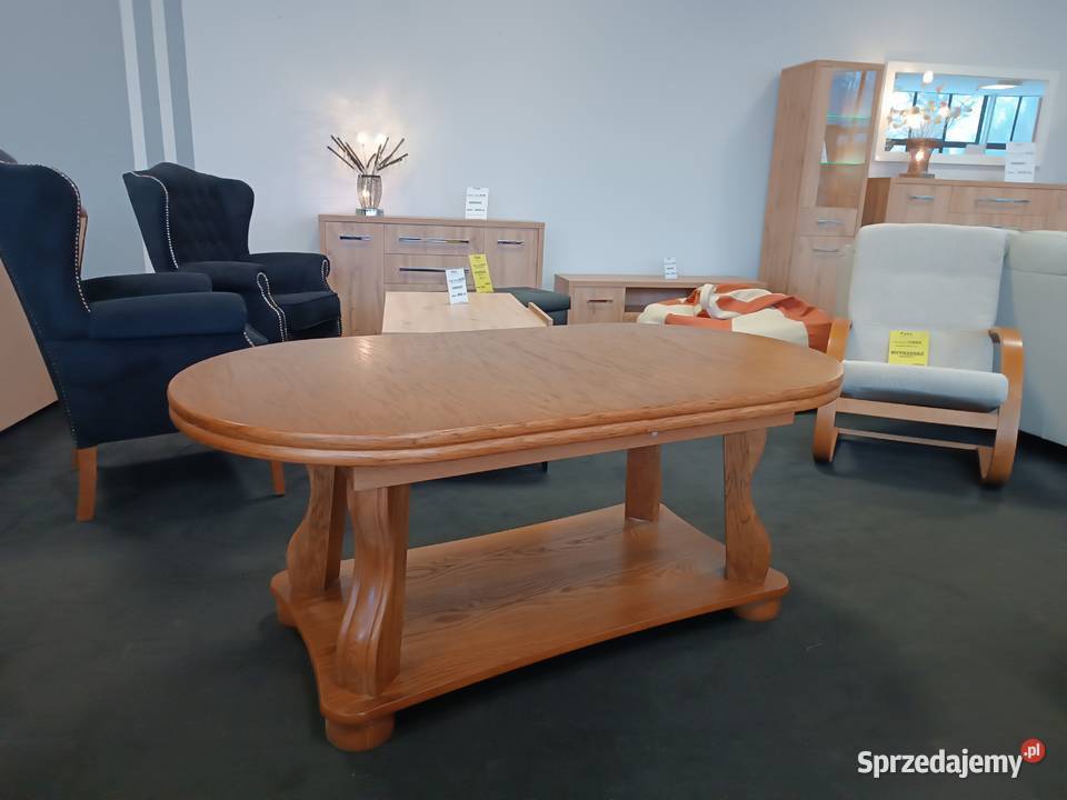 Nowa ława Dębowa OWALNA ROZKŁADANA do 200 70