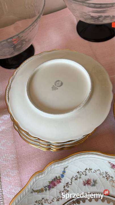 6 talerzyków Ecru Winterling Bavaria Germany
