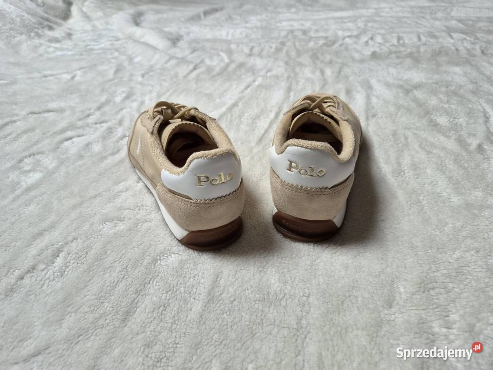 Nowe beżowe sportowe buty damskie sneakersy Polo Obuwie sportowe
