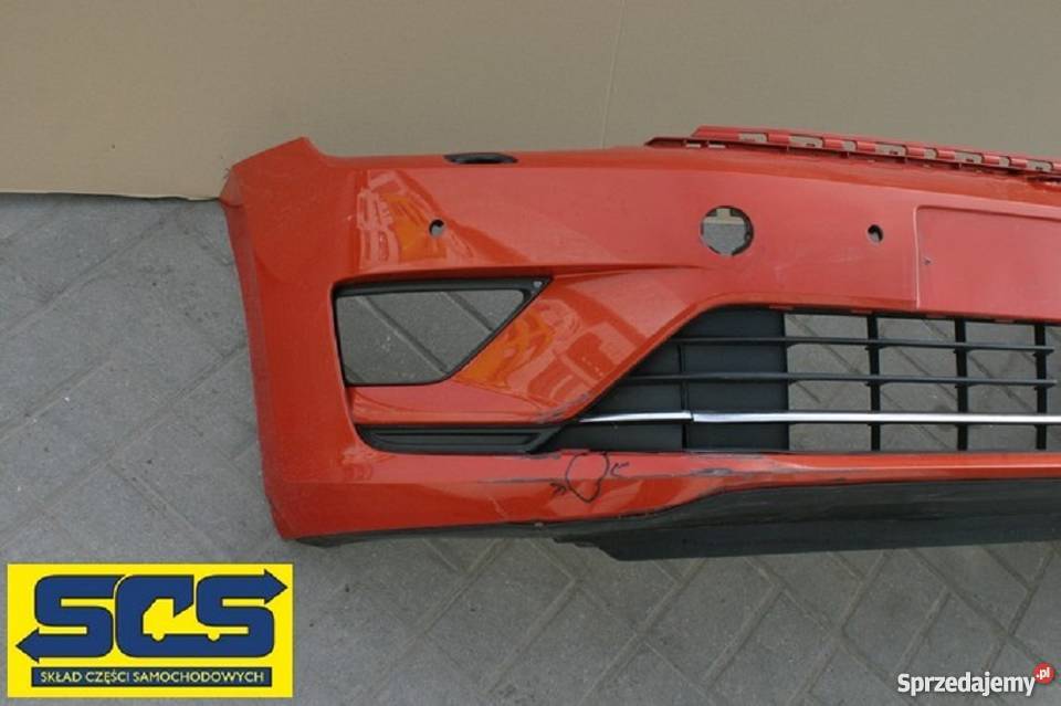 VW GOLF VII SPORTSVAN ZDERZAK PRZEDNI PRZÓD Bieleń