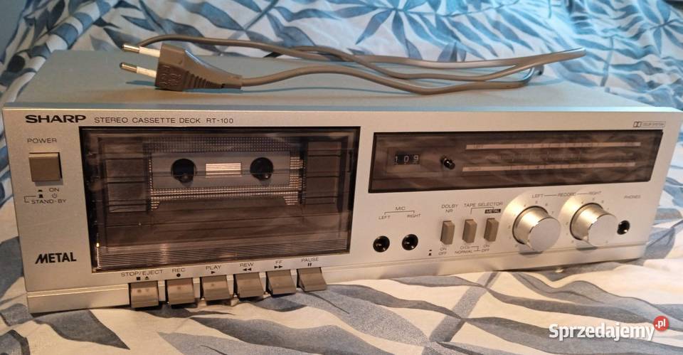 Magnetofon kasetowy Sharp RT100 Stereo Deck Stan Wrocław