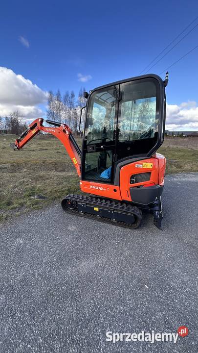 MINI KOPARKA KUBOTA KX18 Demo Gawarancja Gdańsk