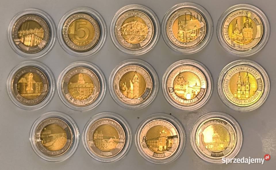 5 14 monet z serii Odkryj Polskę 2017 2025r Antyki, Sztuka, Kolekcje