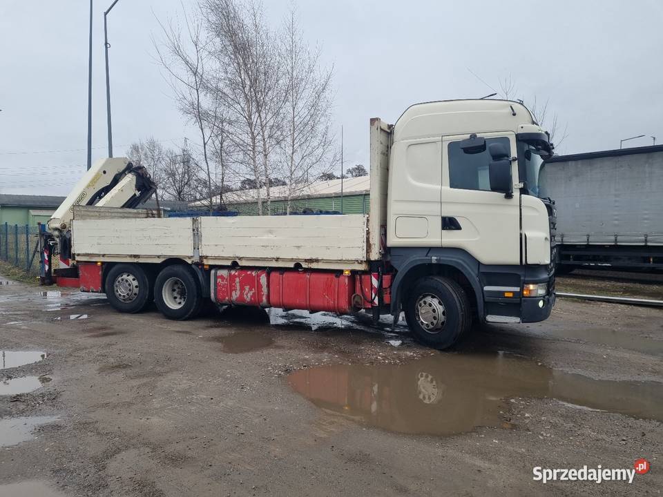 Scania R500 HDS PALFINGER 2900 Pełny obrót 4 Dźwigi samochodowe małopolskie