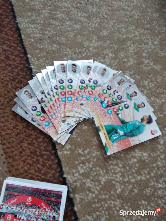 karty naklejki piłkarzy piłkarskie z albumu Poznań
