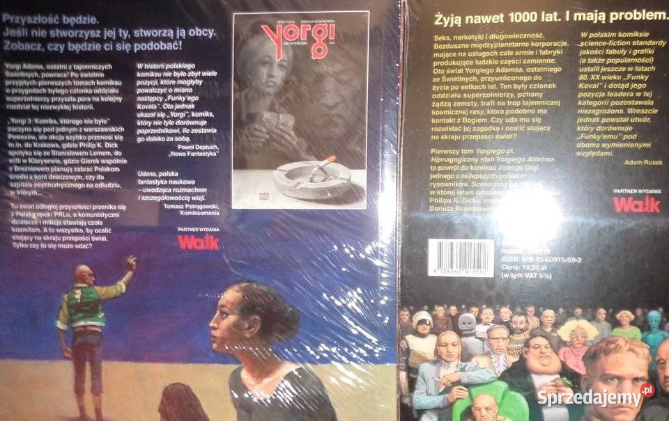 Komiks YORGI Jerzy Ozga FOLIA nowe 4 tomy Rzeszów