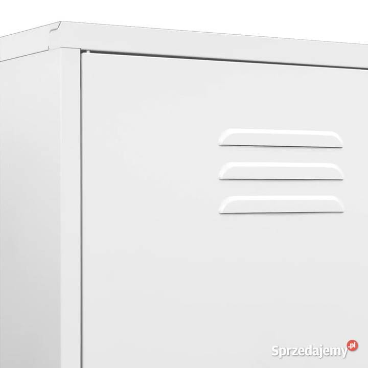 Szafa biała 90x50x180 stalowa WM336251 mazowieckie Warszawa sprzedam