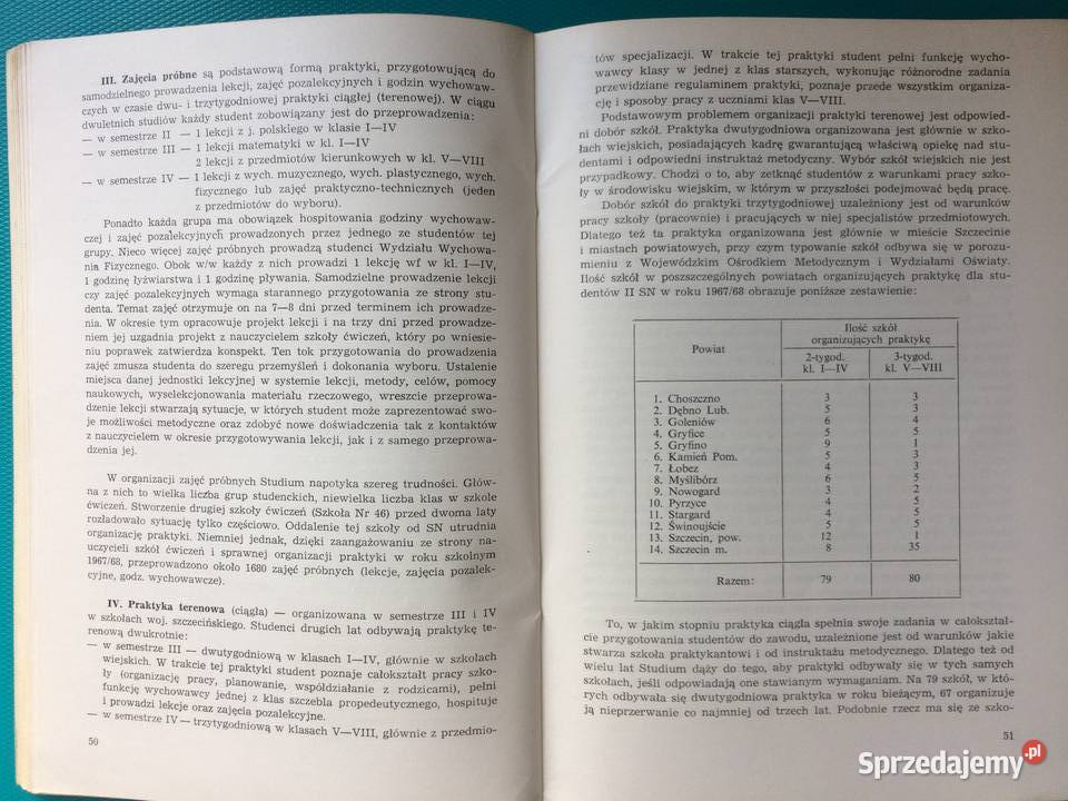 3420 10 Lat II Studium Nauczycielskiego W Szczecin